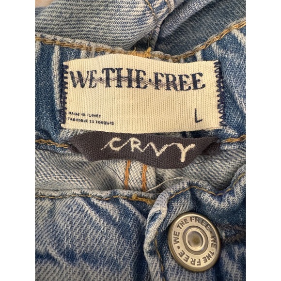 We The Free Curvy Outlaw Wide Leg Pants in‎ Drizzle | NWOT - Picture 16 of 16